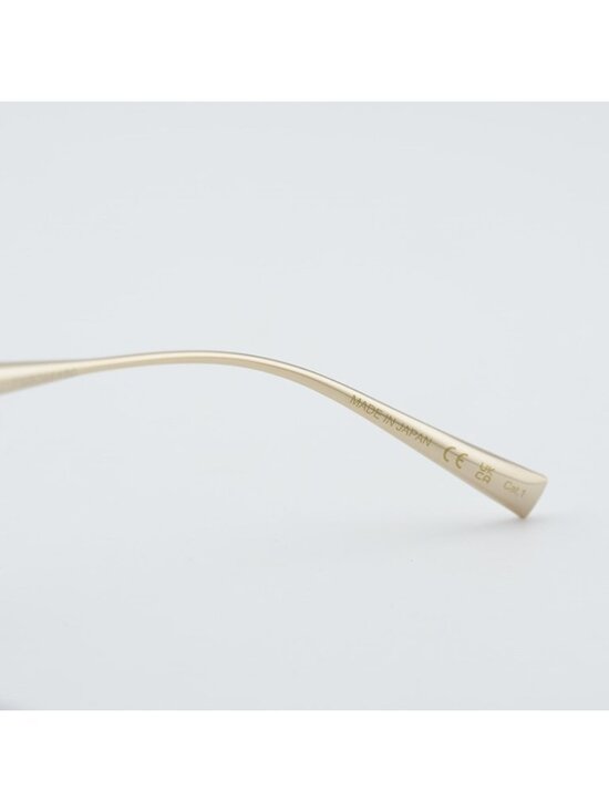 Gucci GG2063S 003 Sunglasses Endura Gold Cat Eye Frame, Green Lenses main image 5